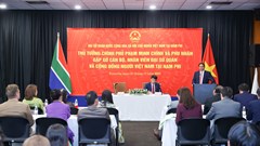 Thủ tướng Phạm Minh Chính gặp gỡ cộng đồng người Việt tại Nam Phi