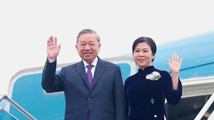 Tổng Bí thư Tô Lâm và phu nhân lên đường thăm cấp Nhà nước tới Lào