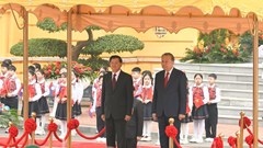 Tổng Bí thư Tô Lâm chủ trì Lễ đón Tổng Bí thư, Chủ tịch nước Lào Thongloun Sisoulith