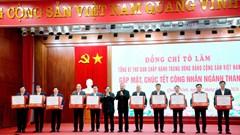 Tổng Bí thư Tô Lâm thăm, chúc Tết công nhân ngành than tại Quảng Ninh