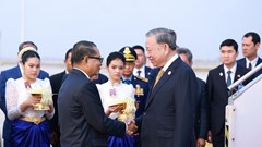 Tổng Bí thư Tô Lâm bắt đầu chuyến thăm cấp Nhà nước tới Vương quốc Campuchia