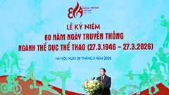 Phát biểu của Bộ trưởng Nguyễn Văn Hùng tại Lễ kỷ niệm 80 năm ngày truyền thống ngành Thể dục, Thể thao
