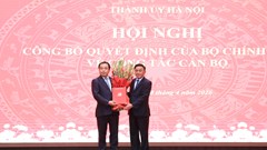 Bộ Chính trị phân công, chỉ định ông Trần Đức Thắng giữ chức Bí thư Thành ủy Hà Nội