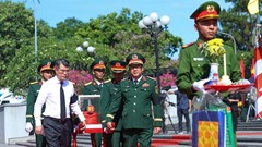 Thủ tướng Lê Minh Hưng dự lễ truy điệu và an táng hài cốt liệt sĩ tại tỉnh Quảng Trị