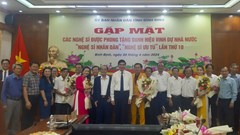 Bình Định gặp mặt vinh danh các Nghệ sĩ nhân dân, Nghệ sĩ ưu tú lần thứ 10