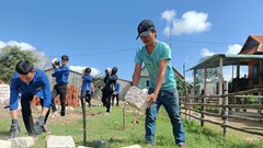 Thanh niên Bình Định chung sức xóa nhà tạm, nhà dột nát