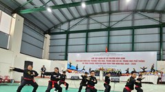 Gần 1.000 giáo viên tập huấn võ cổ truyền