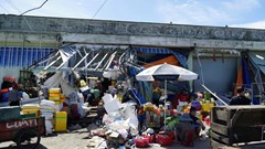 Nhiều cảng cá ở Gia Lai tan hoang vì bão số 13