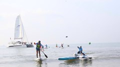 Gần 120 VĐV tham gia Giải đua SUP Quy Nhơn - Zbeach lần thứ I