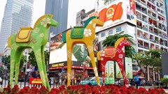 Mở cửa đường hoa Nguyễn Huệ tối 15.2, TP.HCM bừng sáng với AI và AR