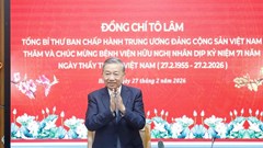 Toàn văn phát biểu của Tổng Bí thư Tô Lâm tại buổi thăm, chúc mừng ngành Y tế và Bệnh viện Hữu Nghị