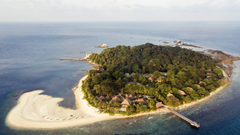 Đảo nhân tạo Indonesia mang đến khung cảnh lý tưởng cho các nghệ sĩ