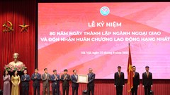 Đối ngoại, ngoại giao là cấu phần quan trọng trong thế trận bảo vệ Tổ quốc từ sớm, từ xa