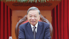 Thư chúc mừng của Tổng Bí thư Tô Lâm nhân dịp kỷ niệm 80 năm Ngày thành lập ngành Ngoại giao