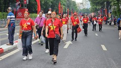 Phố phường Hà Nội rộn ràng trước giờ sơ duyệt diễu binh, diễu hành