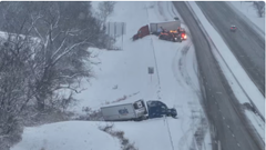 Bão bom mang theo trận tuyết rơi đầu tiên trên ở vùng Đông Bắc Mỹ