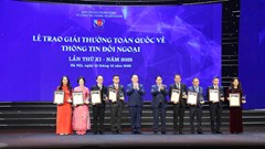 Lễ trao Giải thưởng toàn quốc về thông tin đối ngoại lần thứ XI năm 2025