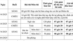 Hơn 1,16 triệu thí sinh làm thủ tục dự thi tốt nghiệp THPT 2025
