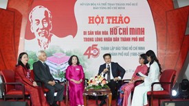 Di sản văn hóa Hồ Chí Minh trong lòng nhân dân Huế