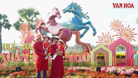 Linh vật Ngựa tại Hội Xuân Huế 2026: Dấu ấn sáng tạo từ tinh thần Cố đô