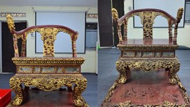 Hoàn thành phục chế bảo vật quốc gia Ngai vua triều Nguyễn