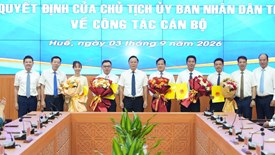 Kiện toàn cán bộ lãnh đạo Sở VHTTDL TP.Huế sau khi hợp nhất