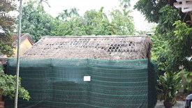 Tu sửa nhà tranh tại di tích Khu lưu niệm Phan Bội Châu