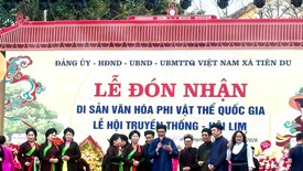 Bắc Ninh đón nhận danh hiệu Di sản văn hóa phi vật thể quốc gia Hội Lim