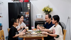 “Điểm hẹn” sẻ chia bên mâm cơm gia đình