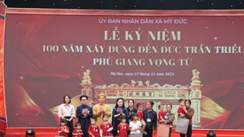 Một thế kỷ Đền Đức Trần triều - Dấu ấn lịch sử, tâm linh trên đất Mỹ Đức