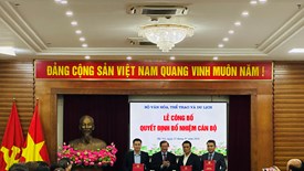 Bộ VHTTDL bổ nhiệm lãnh đạo ba đơn vị trực thuộc