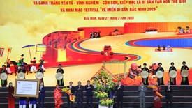 Đón bằng UNESCO cho tranh Đông Hồ, Bắc Ninh khai hội “Về miền di sản 2026”