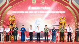 Khánh thành Khu lưu niệm Anh hùng liệt sĩ CAND Bùi Thị Cúc