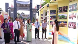 Khai mạc Triển lãm lễ hội truyền thống Việt Nam và trang phục người dân ĐBSCL