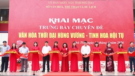 Phú Thọ: Tái hiện tinh hoa văn hóa thời đại Hùng Vương qua hơn 500 hiện vật, tư liệu quý