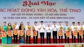 Phú Thọ: Sôi động các hoạt động văn hóa, thể thao dịp Giỗ Tổ Hùng Vương