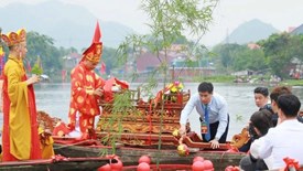 Độc đáo nghi lễ rước nước Lễ hội đền Thánh Nguyễn 2026