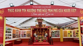 Ninh Bình: Nhiều hoạt động kỷ niệm 10 năm Di sản Tín ngưỡng thờ Mẫu Tam phủ
