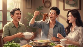 Ra mắt nhà vợ tương lai, chàng trai suýt chia tay vì “đặc sản” kinh sợ trên mâm cơm