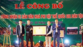 “Nghệ thuật Xoè” và Diễn xướng “Xa Nhà Ca” của người Hà Nhì là Di sản văn hóa phi vật thể quốc gia