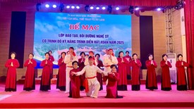 Phú Thọ: Bế mạc lớp bồi dưỡng kỹ năng thực hành, trình diễn hát Xoan