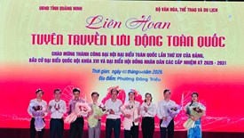 Lạng Sơn đạt nhiều thành tích tại Liên hoan Tuyên truyền lưu động toàn quốc 2026