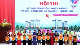 Sôi nổi hội thi “Kết nối sáng kiến truyền thông về bình đẳng giới và gia đình hạnh phúc“