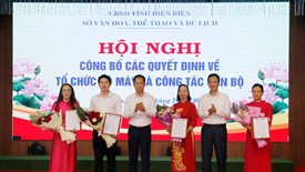 Điện Biên kiện toàn tổ chức bộ máy Sở Văn hóa, Thể thao và Du lịch