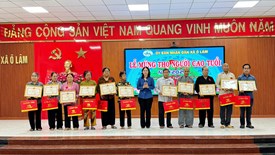 An Giang mừng thọ 388 người cao tuổi ở xã Ô Lâm