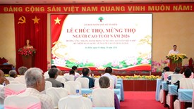 Xã An Biên chúc thọ, mừng thọ cho 578 người cao tuổi