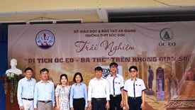 Học sinh An Giang đưa di sản Óc Eo – Ba Thê lên không gian số 