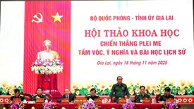 Hội thảo khoa học kỷ niệm 60 năm chiến thắng Plei Me