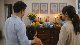 Nỗi niềm con gái không có chỗ thờ cha mẹ ruột trong nhà