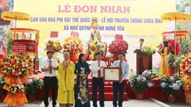 Lễ hội truyền thống Chùa Ông đón Chứng nhận Di sản văn hóa phi vật thể quốc gia